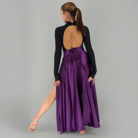 Fioletowa spódnica do Paso Doble